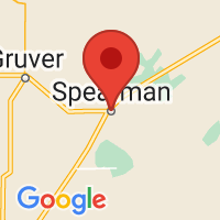 Map of Spearman, TX